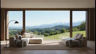 A Window View Can Become Part Of The Room's Natural Design