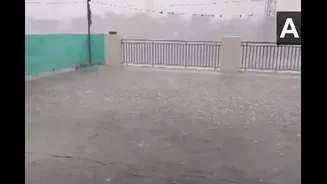 Delhi Weather: Hailstorm Blankets Parts Of City, Heavy Rainfall Brings Down Temperature | Watch