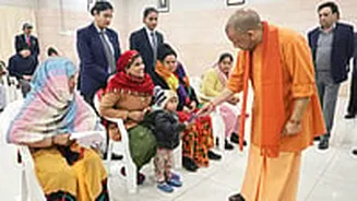 UP CM Yogi Adityanath Hears Public Grievances At Janta Darshan, Orders Swift Action