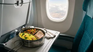 Viral Meal Video Shows How Homemade Food Can Disrupt A Flight