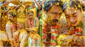 Vijay Deverakonda-Rashmika Mandanna’s Haldi Moments Give Holi Vibes; Actress Makes BIG Revelation About 'Vijju'