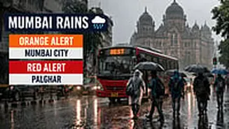 Mumbai Rains: IMD Upgrades Weather Alert To Orange As Heavy Rain Intensifies; Palghar Put Under Red Alert