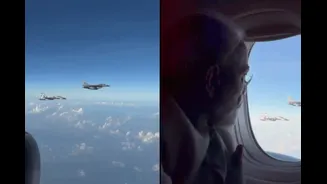 PM Modi Gets Special Welcome As F-16, Sukhoi-30 Jets Escort His Aircraft In Indonesia | Watch