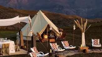 Where Glamping Operators Provide Luxury Heated Tents Amid Himalayan Snow Fields