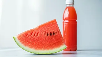Watermelon Slices Beat Bottled Fruit Drinks Easily