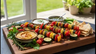 World Kebab Day Vegetarian Snack Boards: A Clear Decode for Young Indian Readers