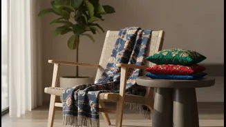 Textile Finds Add Colour And Memory Without Filling Another Shelf