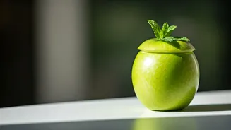 Why Mint Topped Green Apple Bowls Are Trending Hard