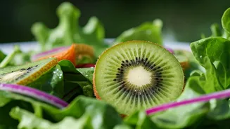 Why This Savory Kiwi Salad Wins Indian Hearts