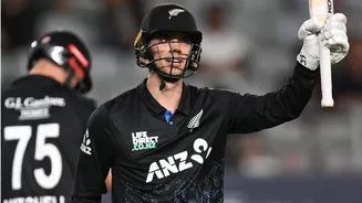 2nd T20I: Mark Chapman hammers 19-ball half-century against West Indies