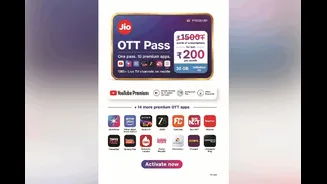 Jio Launches ₹200 OTT Pass With 15 Streaming Apps, Live TV And 30 GB Data