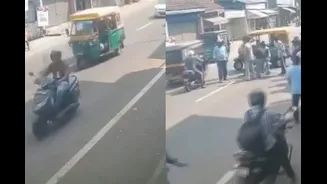 Kozhikode Road Tragedy: ‘Careless’ Autorickshaws Collide On Busy Road, Innocent Man On Scooty Pays The Price