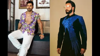 Ranveer Singh And Varun Dhawan Rock The Blues At Anant Ambani Birthday Celebrations