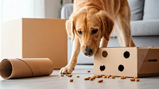 Exercise Your Dog Indoors Using 5 Simple Cardboard Box Hacks