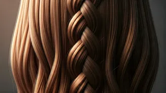 Waterfall braids make a dreamy comeback