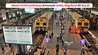 Attention Mumbaikars! Western & Central Railways Announces Jumbo, Mega Block On May 10 - Check Details Here