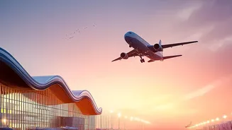 Hamburg's Tiny Airport Operates With Runways Terminals and Flying Planes