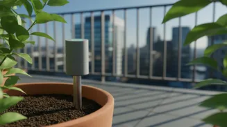 How Smart IoT Probes Save Urban Balcony Plants From Excessive Overwatering Damage