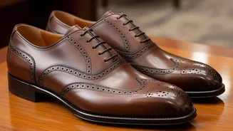 Make your winter outfits shine with brogue shoes