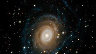 Hidden Patterns In Distant Galaxies Come Into Focus Through Advanced Space Observations