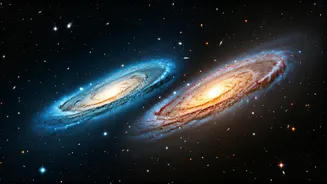 Cosmic Symphony: Galaxies Dancing in Unison Across the Universe