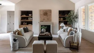 What is symmetrical decor?