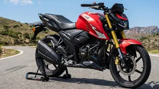 2026 TVS Apache RTR 160 4V Launched With Projector Headlamps - Details
