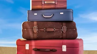 Pack more luggage with vertical stacking