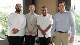 Marco Rubio tours Reliance’s Jamnagar refinery, meets Mukesh Ambani and family