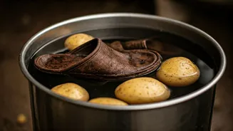 Ghaziabad Chaat Stall's Shocking Hygiene Breach: Potatoes Washed with Feet, Slippers Scrubbed in Same Vessel