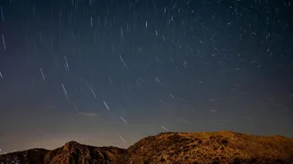 Rare double meteor shower peaks tonight