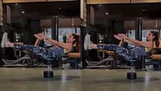 Shilpa Shetty Balances Her Body On A Dumbbell In Challenging Core Exercise, Reveals Why It's A Game-Changer