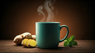 Groundbreaking Gut Hack Swap Tea For Warm Ginger Mint Drinks