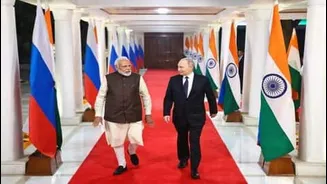 India and Russia set $100 billion trade target by 2030