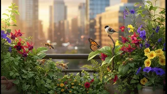 Easy Balcony Greens That Support Urban Wildlife