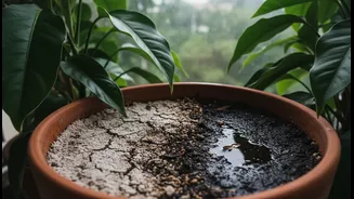 Why underwatering is safer than over-watering balcony tropical plants during rainy seasons