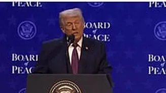 'Everybody Wants To Be A Part': US President Donald Trump Unveils Board Of Peace On Gaza With Shehbaz Sharif Next To Him In Davos - VIDEO