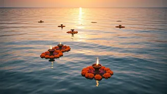 Discover Intricate Ritual Offerings Poured Into Mighty Indus River Waters
