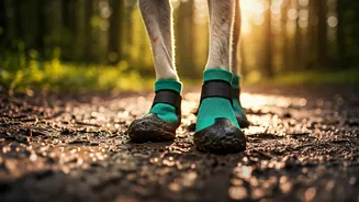 Dog Owners Invest In Breathable Rubber Boots For Muddy Trails