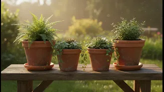 Place Pots Where Morning Light Can Help Surfaces Dry Gently