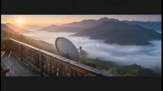 How High-Speed Satellite Internet Solves Connectivity Crises For Remote Workers In Mountain Retreats