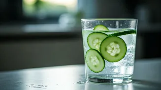 Cucumber Water Is The Lazy Wellness Sip