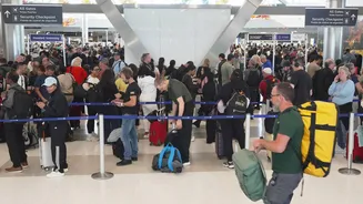 Monitoring Airport Security Lines During TSA Funding Issues