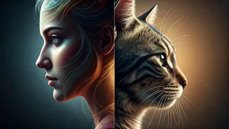 Optical Illusion: Face or Cat? Your First Glimpse Reveals Your Inner Creative or Peaceful Nature