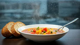 Office-Goers Should Watch Their Rainy Lunch Choices