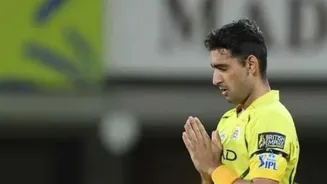 A bowling performance of the decade: Netizens mock Anshul Kamboj for conceding 4 consecutive sixes in the final against LSG