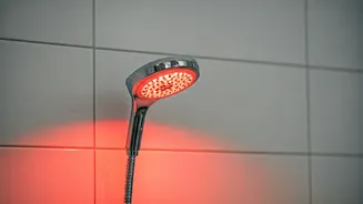 Red Light Therapy: Showerhead Filter's Perks