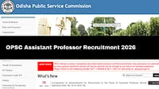 OPSC Assistant Professor Recruitment 2026: Notification For 312 Positions Released At opsc.gov.in; Check Eligibility Criteria & Other Details Here