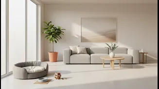 A Small Home Needs Fewer, Better-Placed Pet Accessories