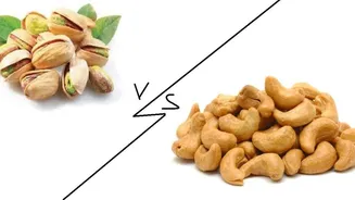 Pistachios v/s cashews: Which has more fat content?